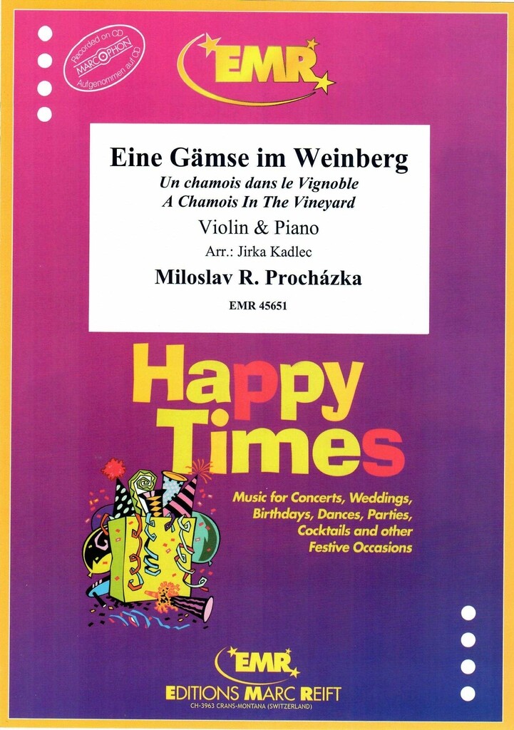 Eine Gämse im Weinberg